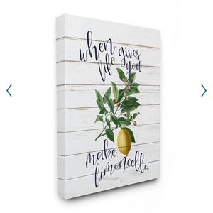 Canvas Lemoncello Wall Art